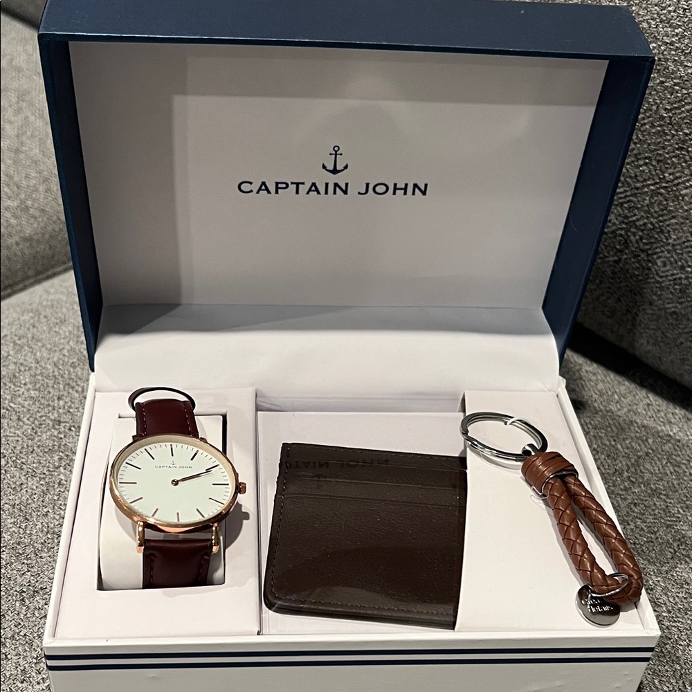 Captain John Watch and Accessories Set